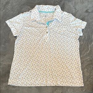 Sport Haley Women’s Golf Shirt, Short Sleeve, Light Colors, Faux Pocket, Size M